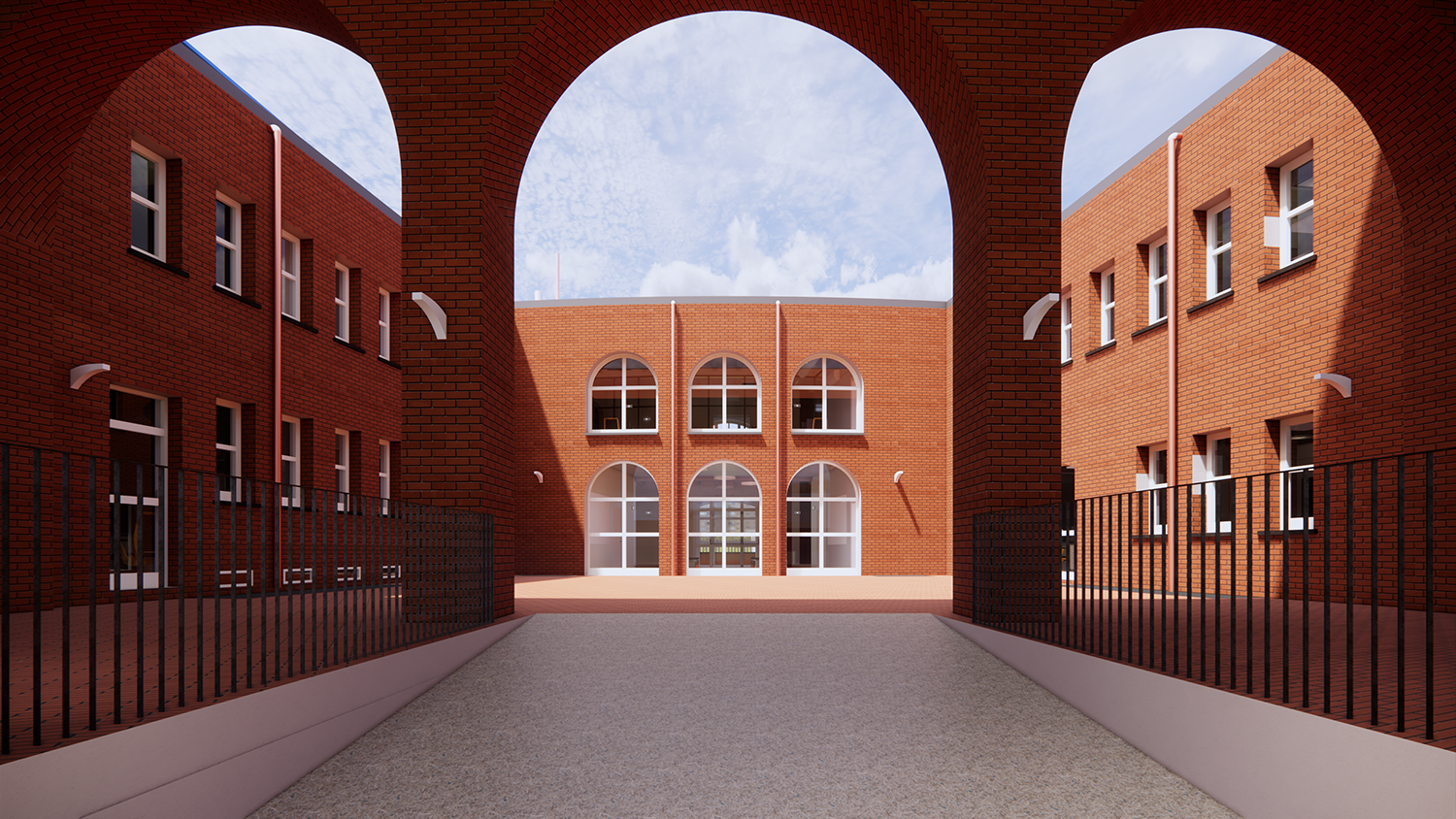 Il progetto ha riguardato la rifunzionalizzazione della Caserma “Porcù Del Nunzio” di Torino, in Corso Giambone, destinata ad accogliere le sedi della Polizia Stradale e del Commissariato “Mirafiori”